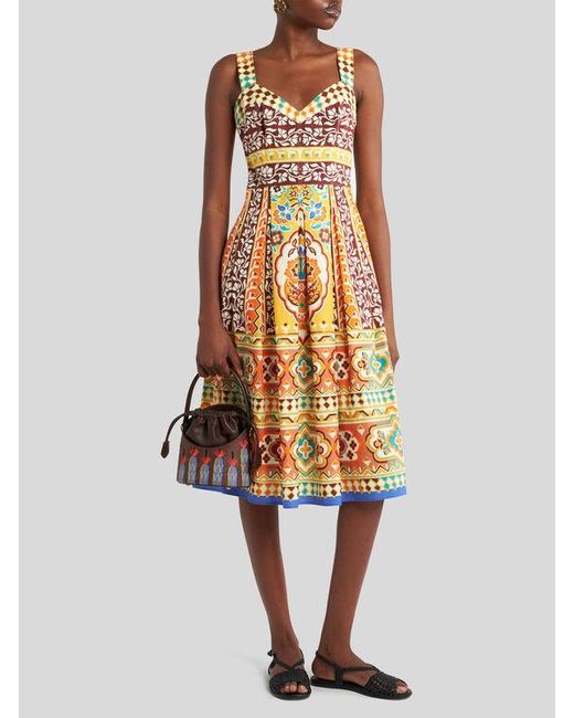 Abito Midi di Etro in White