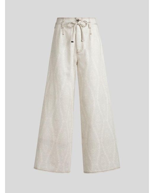 Jeans > wide jeans Etro en coloris Blue