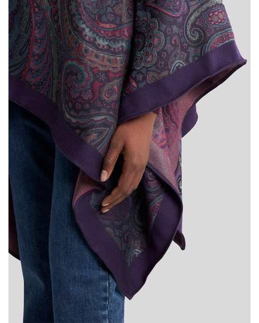 Mantella di Etro in Purple
