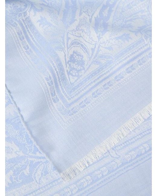 Sciarpa Jacquard di Etro in Blue da Uomo