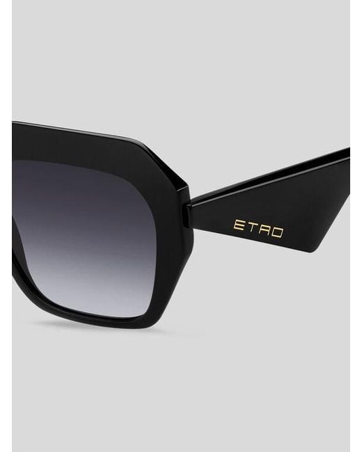 Etro Black Tailoring Sunglasses