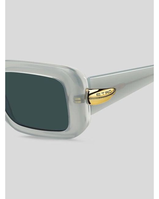 Etro Green Drop Sunglasses