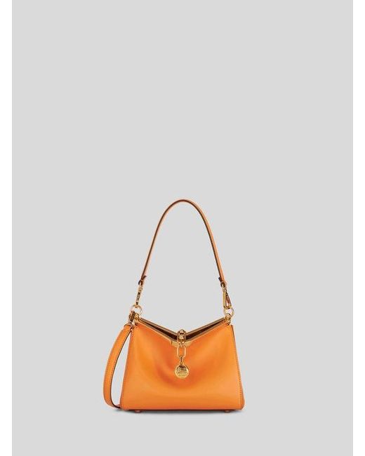 Etro Orange Small Vela Bag