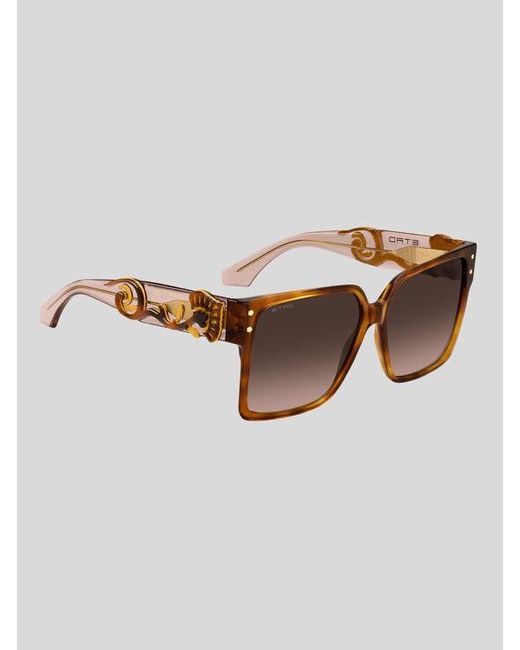 Etro Brown Blossom Sunglasses