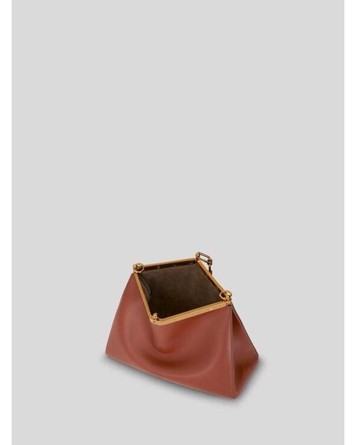 Etro Red Medium Vela Bag