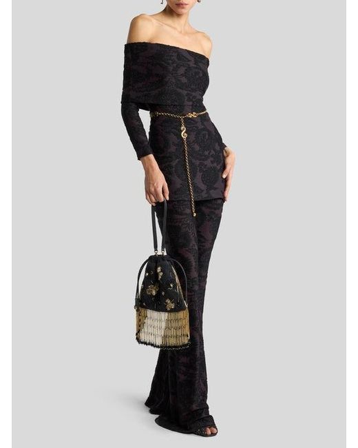 Etro Black Flared Trousers