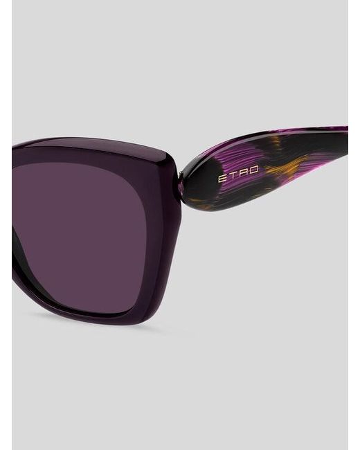 Etro Purple Paisley Sunglasses
