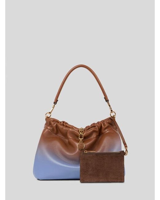 Etro Purple Medium Vela Blossom Bag