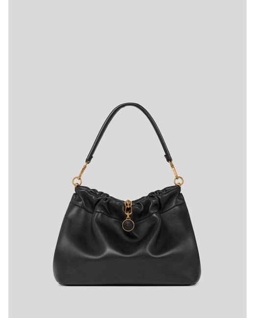 Etro Black Medium Vela Blossom Bag