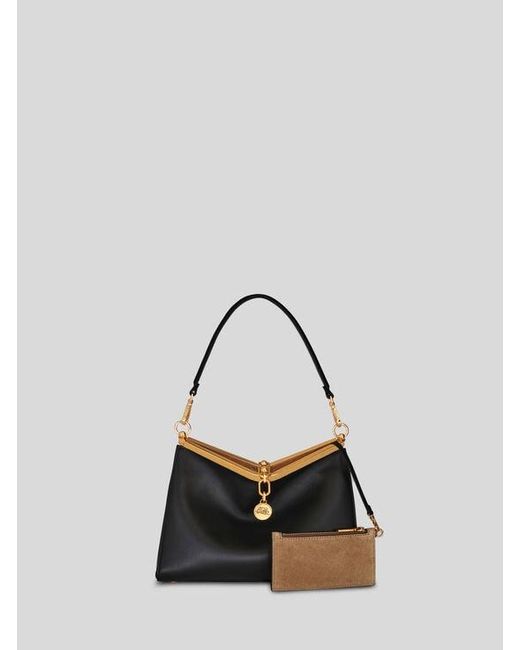 Etro Black Medium Vela Bag