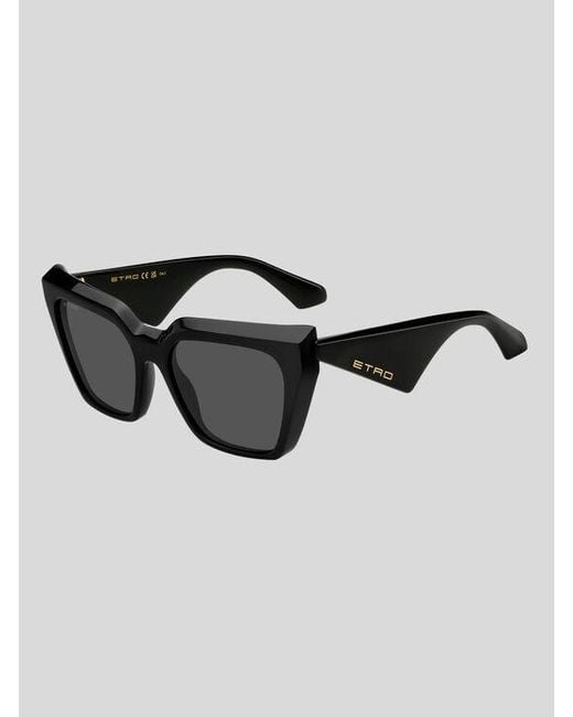 Etro Black Tailoring Sunglasses