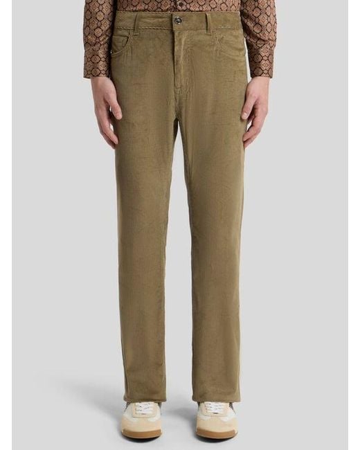 Etro Natural Five-Pocket Trousers for men