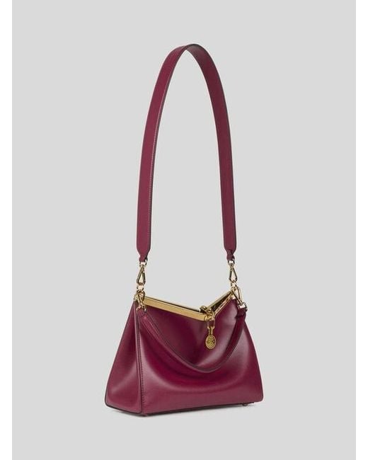 Etro Purple Medium Vela Bag