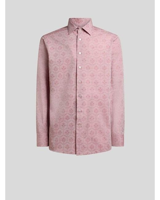 Camicia di Etro in Pink da Uomo