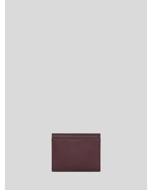 Etro Purple Small Leather Pony Wallet