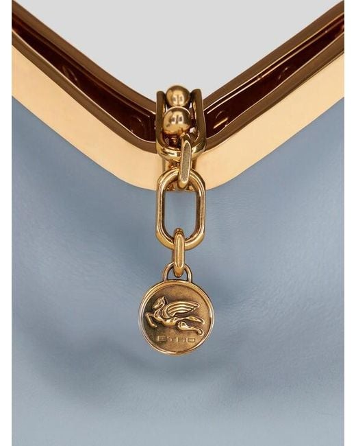 Etro Blue Small Vela Bag