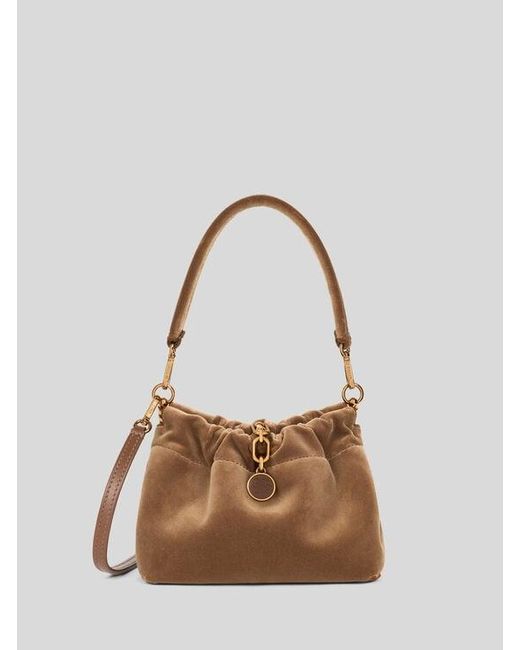 Etro Brown Small Vela Blossom Bag