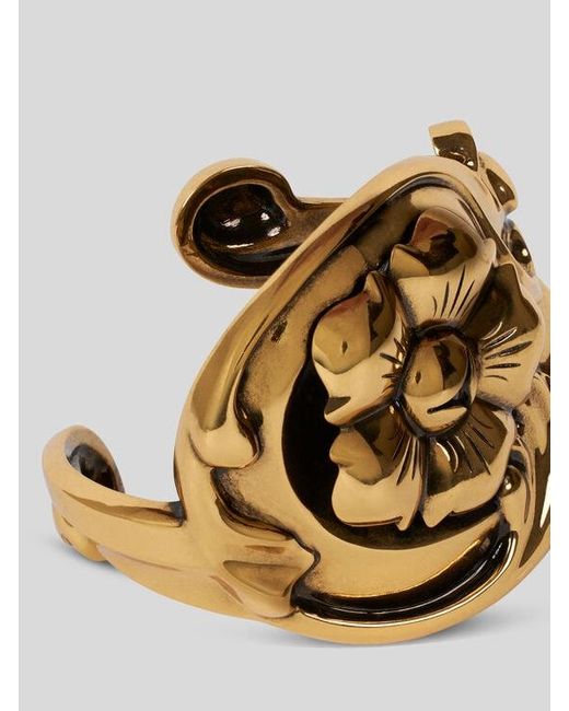 Etro Metallic Baroque-Style Bangle Bracelet