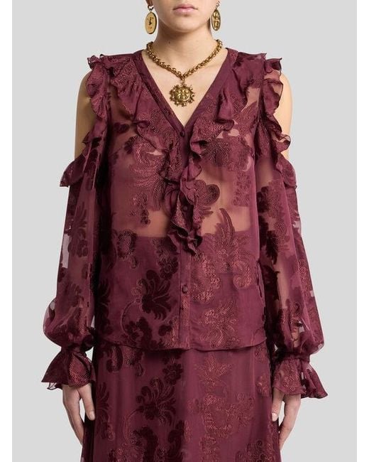 Camicia di Etro in Purple