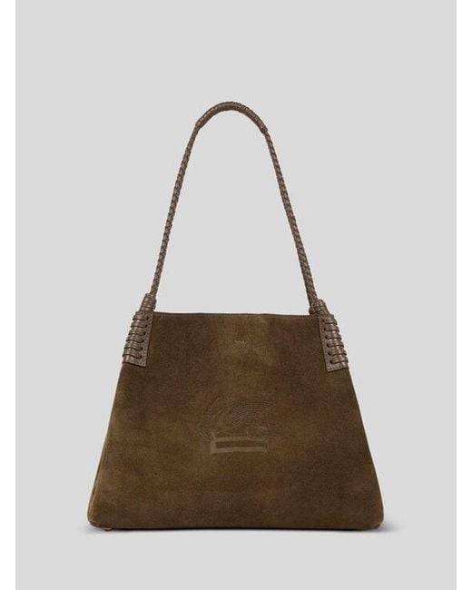 Etro Brown Medium Libra Tote Bag
