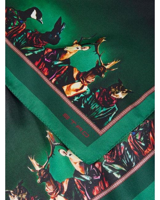 Pochette di Etro in Green da Uomo