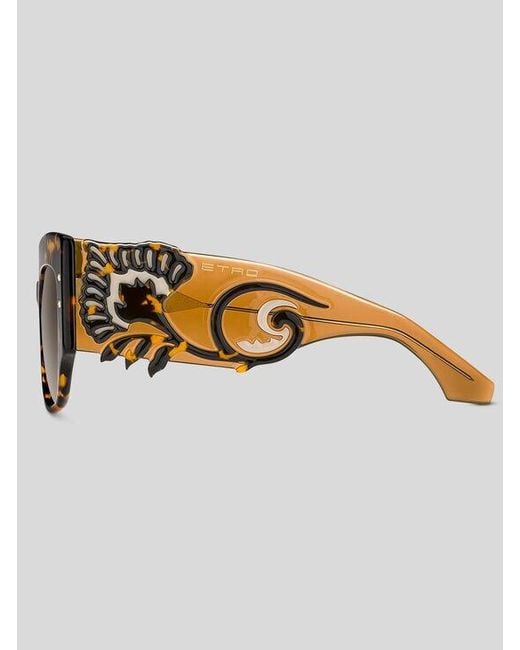 Etro Brown Blossom Sunglasses