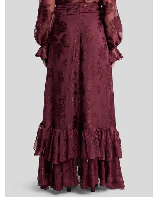 Gonna Lunga di Etro in Purple