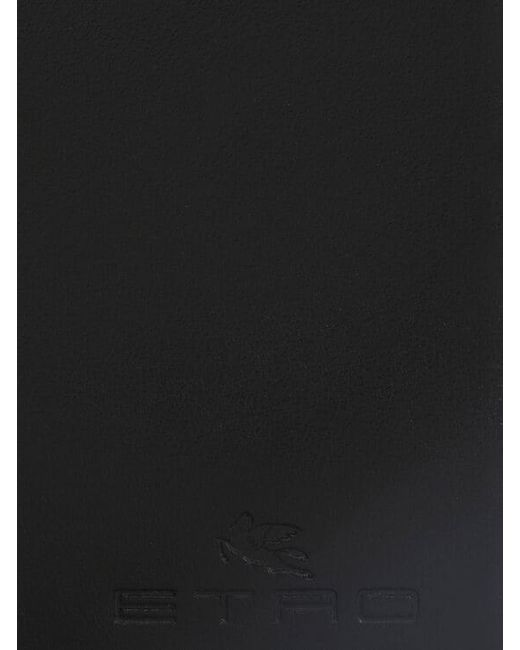Etro White Arnica Bifold Card Holder for men