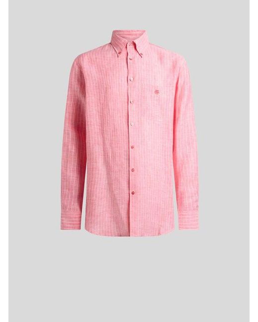 Camicia Button-Down di Etro in Pink da Uomo