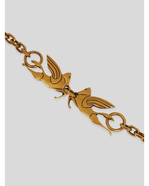 Choker Pegaso, Donna di Etro in Metallic