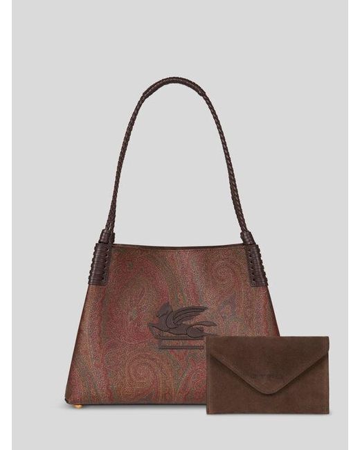 Etro Brown Libra Small Tote