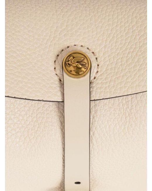 Etro Natural Medium Leather Pony Bag