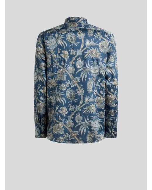 Etro Blue Shirt for men