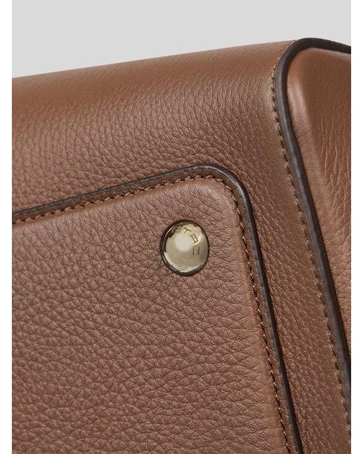 Etro Brown Large Leather Vela Bag for men