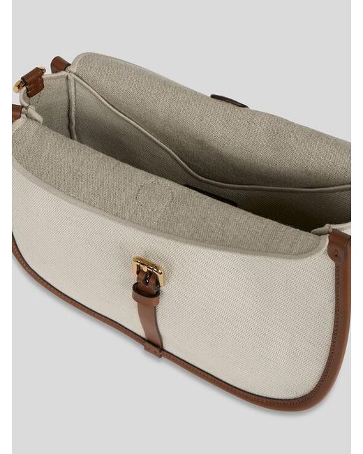 Etro Natural Medium Canvas Pony Bag