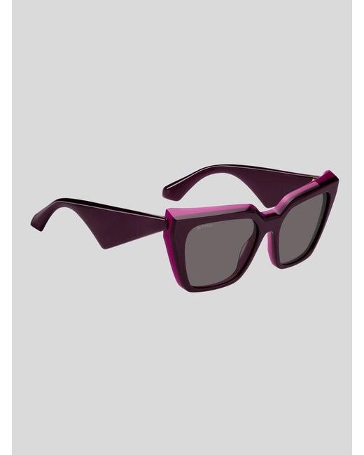 Etro Brown Tailoring Sunglasses