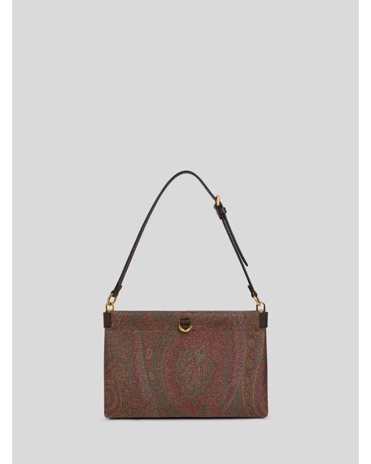 Etro Brown Mini-Clutch Talk