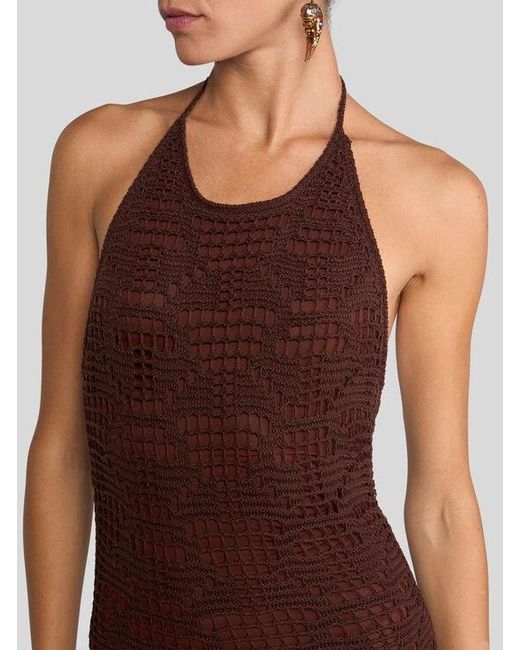 Etro Brown Long Dress