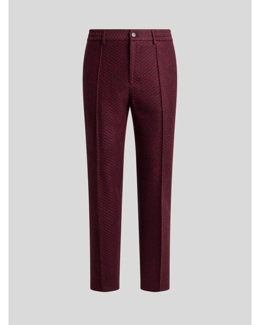 Etro Red Trousers for men