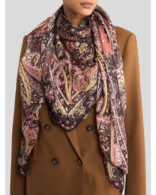 Scialle di Etro in Pink