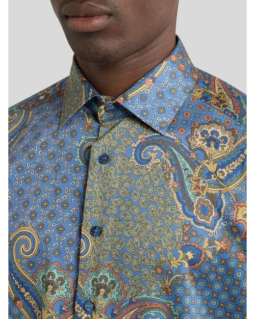 Etro Blue Shirt for men