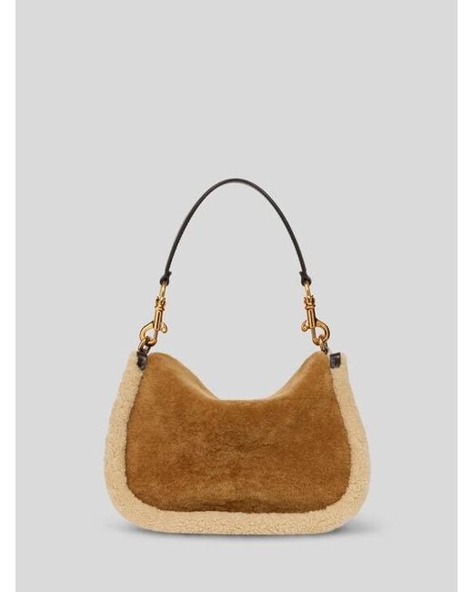 Etro Metallic Medium Shearling Pony Bag