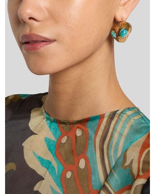 Etro Blue Alien Earrings