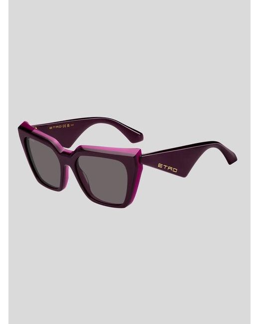 Etro Brown Tailoring Sunglasses