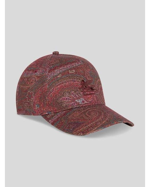 Cappello Baseball di Etro in Red da Uomo