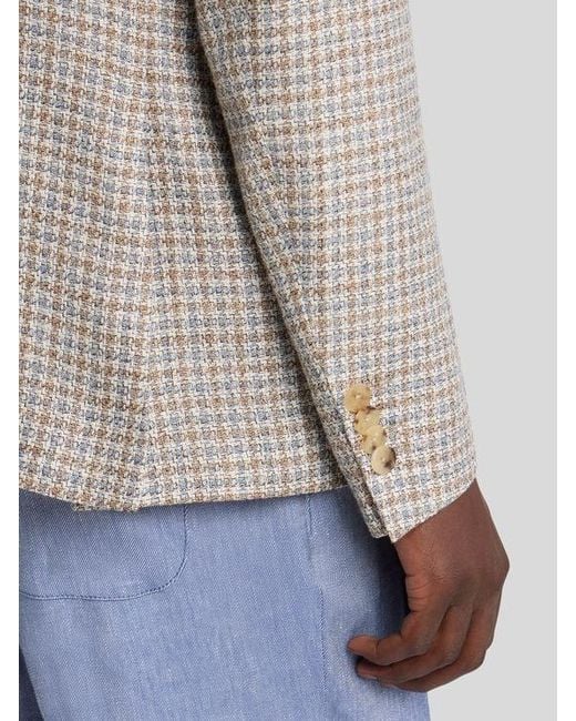 Etro White Single-Breasted Jacket for men