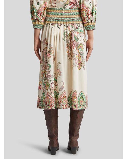 Gonna Midi di Etro in White