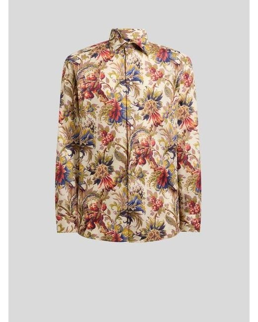 Camicia di Etro in Natural da Uomo