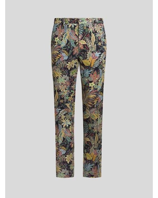 Pantaloni di Etro in Gray da Uomo