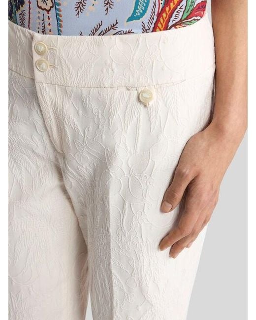 Etro White Trousers